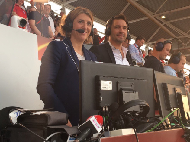 Marinette Pichon et Fabien Levêque étaient aux commentaires sur France TV Marinette Pichon et Fabien Levêque étaient aux commentaires sur France TV