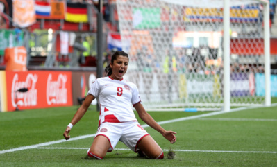 Nadim a ouvert le score pour le Danemark Nadim a ouvert le score pour le Danemark