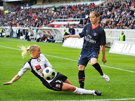 Guilbert et Coton-Pélagie (photo : PSG.fr)