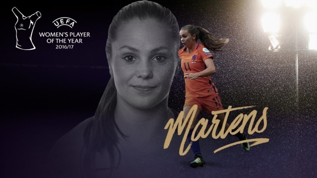 UEFA - Lieke MARTENS fait coup double en étant élue joueuse de l'année UEFA - Lieke MARTENS fait coup double en étant élue joueuse de l'année