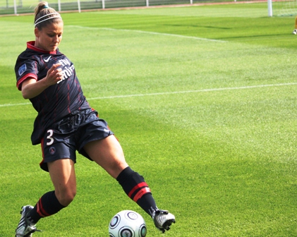 Laure Boulleau et le PSG auront un court déplacement (photo : S. Duret)