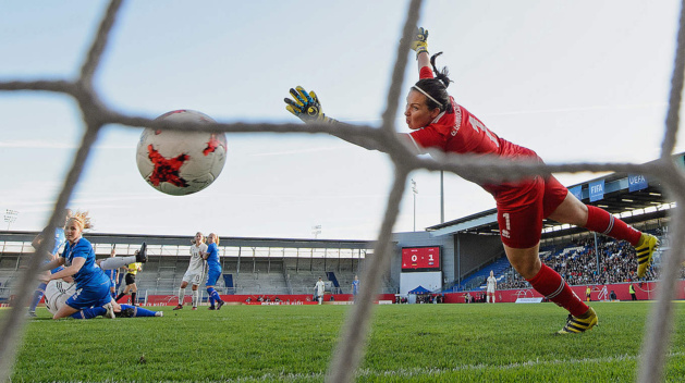 L'égalisation de Popp n'a pas suffi (photo DFB) L'égalisation de Popp n'a pas suffi (photo DFB)