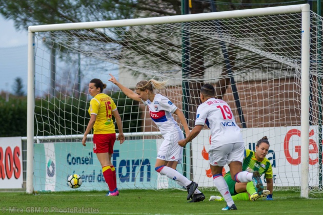 Hegerberg a marqué une fois ce week-end (photo Mica GB M/Phootorafettes) Hegerberg a marqué une fois ce week-end (photo Mica GB M/Phootorafettes)