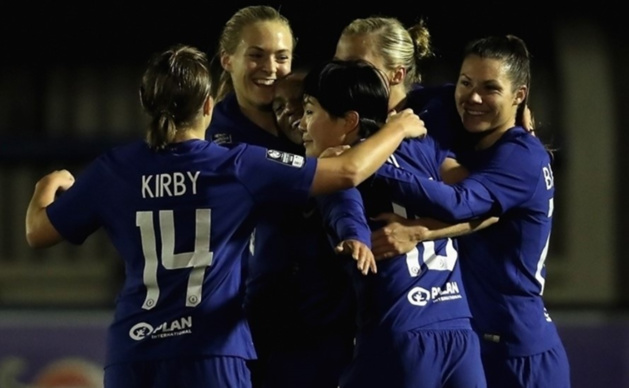 Les joueuses de Chelsea ont passé les obstacles sans encombre (photo UEFA.com) Les joueuses de Chelsea ont passé les obstacles sans encombre (photo UEFA.com)