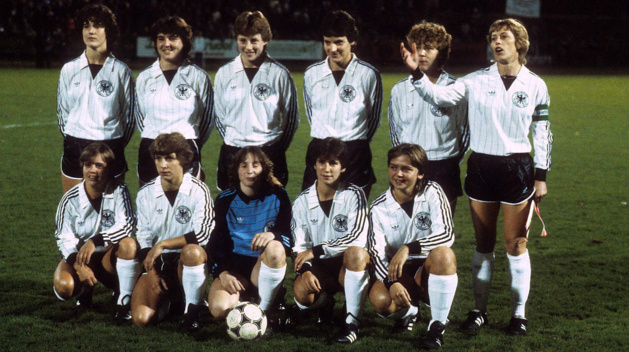 La sélection allemande à ses débuts (photo DFB) La sélection allemande à ses débuts (photo DFB)