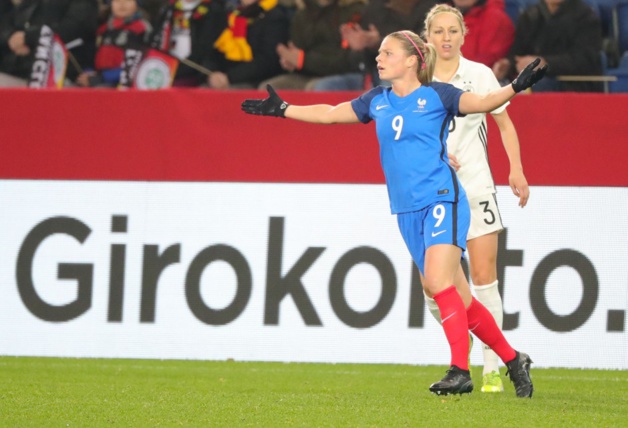 A l'image de Le Sommer, les Bleues voudront montrer un autre visage ce soir à Bordeaux (photo A. Mesa/FFF)