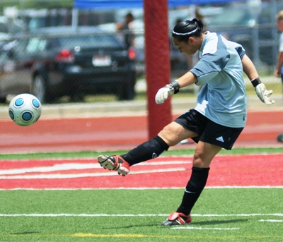 Delphine Saez lors des championnats du Monde aux Etats-Unis