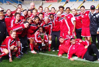 La Cyprus'Cup pour le Canada qui succède à l'Angleterre (photo : canadasoccer)