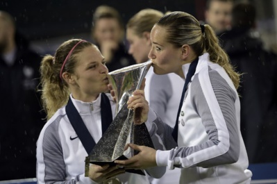 Avec Le Sommer, mais sans Gérard en 2018 (photos FFF) Avec Le Sommer, mais sans Gérard en 2018 (photos FFF)