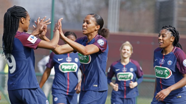 Katoto et Delie après le dernier but (photo PSG.fr) Katoto et Delie après le dernier but (photo PSG.fr)