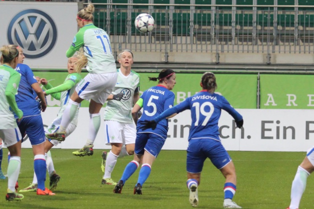 Wolfsbourg était nettement supérieur (photo Slavia Prague) Wolfsbourg était nettement supérieur (photo Slavia Prague)