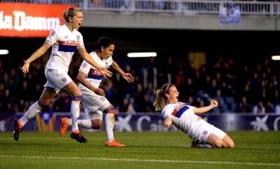 Le Sommer, unique buteuse (photo Twitter OL) Le Sommer, unique buteuse (photo Twitter OL)