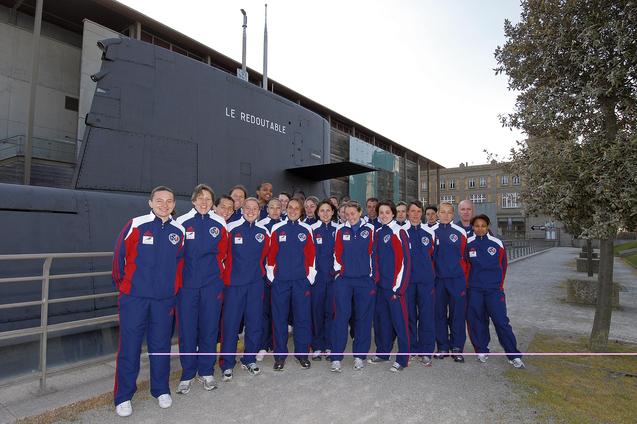 L'Equipe de France militaire est arrivée à Cherbourg !