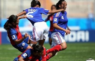 Les Françaises auront été en difficulté (photo : fifa.com) Les Françaises auront été en difficulté (photo : fifa.com)