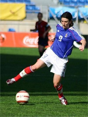 Marinette Pichon sous le maillot bleu (photo : SD) Marinette Pichon sous le maillot bleu (photo : SD)
