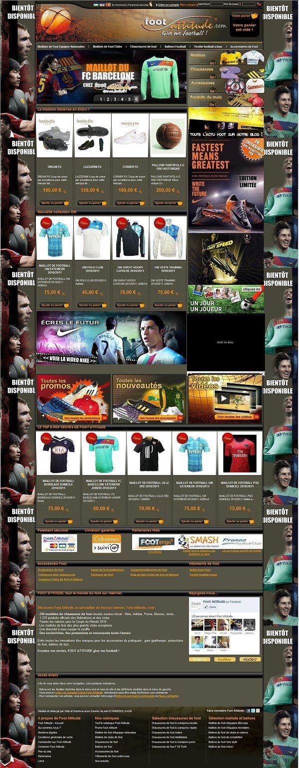 FOOTATTITUDE : cliquez, floquez, c'est livré... FOOTATTITUDE : cliquez, floquez, c'est livré...