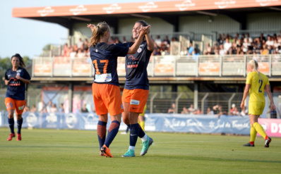 Le Bihan a signé un doublé, Cayman, un but et une passe décisive (photo MHSC) Le Bihan a signé un doublé, Cayman, un but et une passe décisive (photo MHSC)