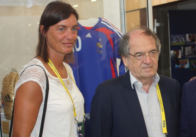 Corinne Diacre et Noël Le Graët (photo Sébastien Duret) Corinne Diacre et Noël Le Graët (photo Sébastien Duret)