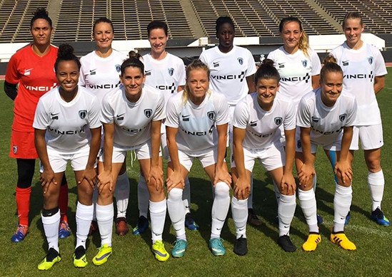 Le XI du Paris FC (photo club) Le XI du Paris FC (photo club)