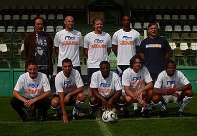 Emmanuel Petit, Sébastien Perez et Manu Amoros répondent souvent à l'appel de Didier Roustan dans le cadre de Foot Citoyen.