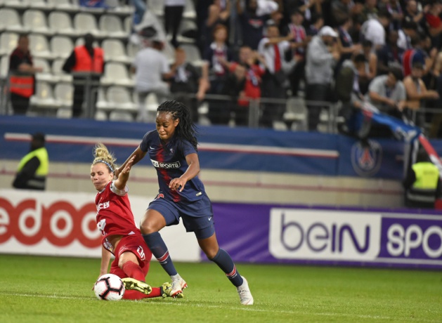 Katoto débloque la situation sur penalty (photo PSG) Katoto débloque la situation sur penalty (photo PSG)