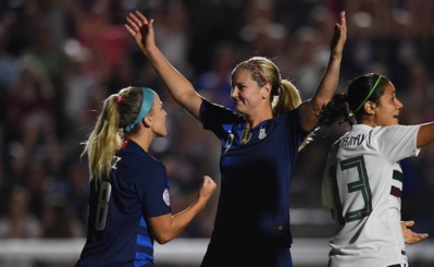 Horan et les USA démarrent en trombe (photo US Soccer) Horan et les USA démarrent en trombe (photo US Soccer)