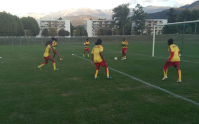 Le Cameroun lors de sa séance de dimanche (photo FECAFOOT) Le Cameroun lors de sa séance de dimanche (photo FECAFOOT)