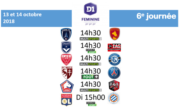 #D1F - J6 : le championnat reprend ses droits #D1F - J6 : le championnat reprend ses droits