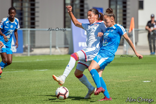 Amel Majri ici lors du match face à Soyaux
