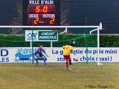 Albi - Toulouse aura été l'un des matchs à rebondissements (photo : Christophe Plautin)