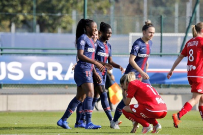 Diani a marqué le premier but et est passé proche du doublé (photo PSG)