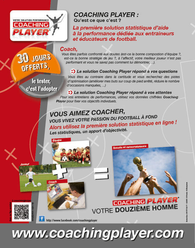COACHING PLAYER : la solution statistique au service de tous les entraîneurs...