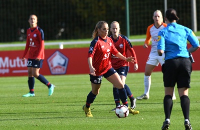 Tolmais a trouvé le chemin des filets avec le LOSC (photo LOSC) Tolmais a trouvé le chemin des filets avec le LOSC (photo LOSC)