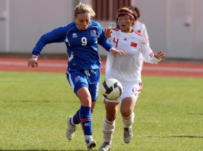 Deuxième victoire islandaise et troisième but pour Margrét Lara Vidarsdottir