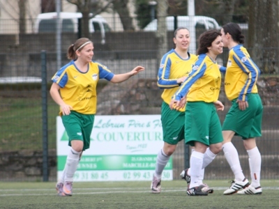 Les Herblinoises s'imposent à Rennes (photo : S. Duret)