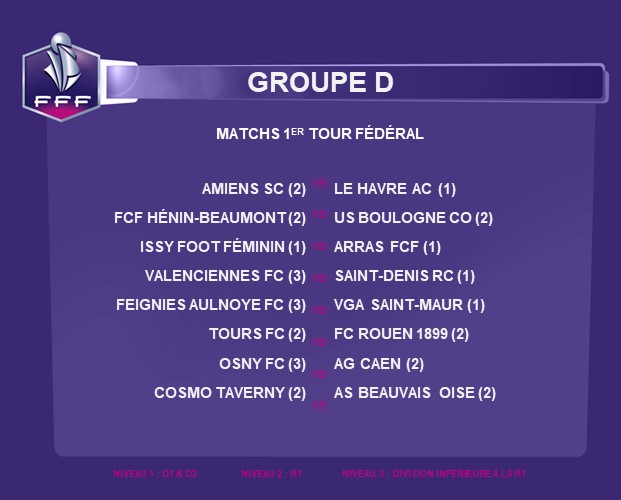 Coupe de France - Le tirage du 1er tour fédéral : trois chocs entre D2 Coupe de France - Le tirage du 1er tour fédéral : trois chocs entre D2