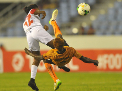La Zambie, avec Kundanaji en orange, a scoré ! La Zambie, avec Kundanaji en orange, a scoré !