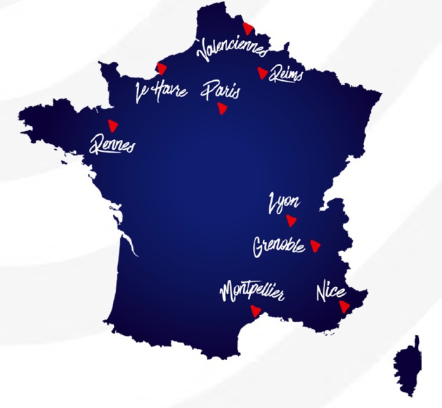 #FIFAWWC - Le calendrier de chaque ville