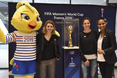Ettie, Marinette Pichon, Carli LLoyd et Laura Georges (photo Frédérique Grando)