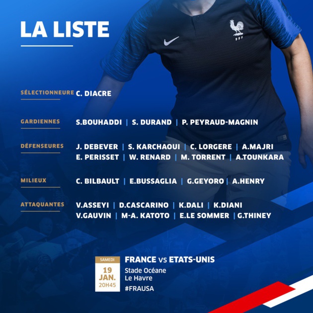 Bleues - La liste pour FRANCE - ETATS-UNIS Bleues - La liste pour FRANCE - ETATS-UNIS