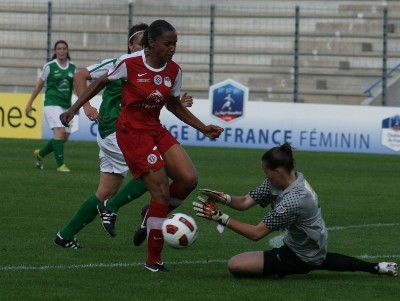 Méline Gérard aura été impériable dans les buts Méline Gérard aura été impériable dans les buts