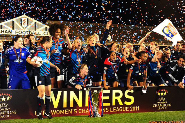 Lyon savoure sa victoire (photo : vrouwenteam.be)
