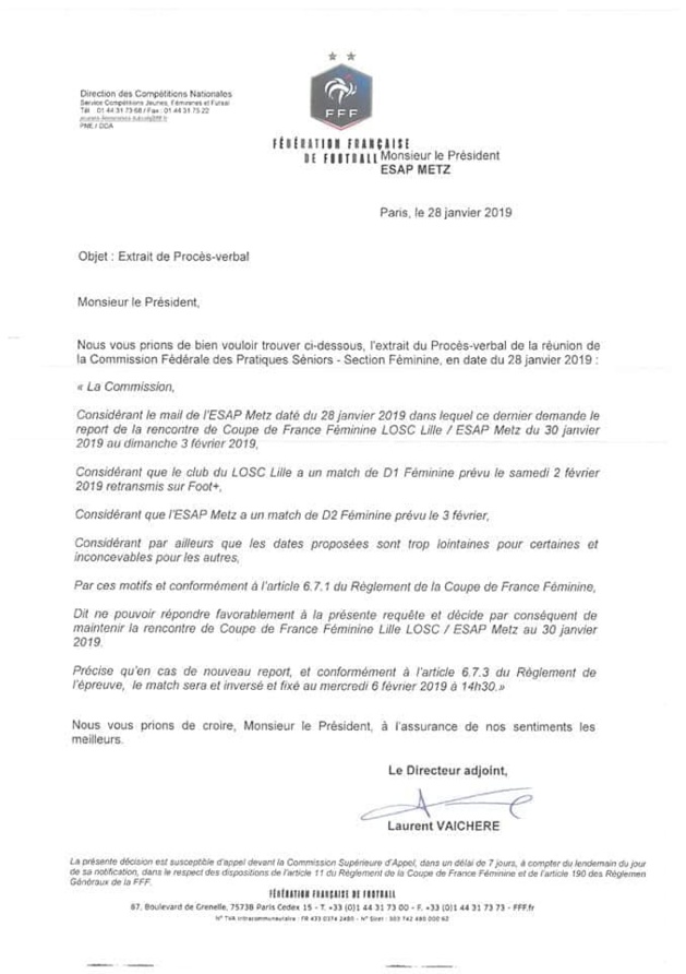 Coupe de France - L'ESAP METZ veut jouer un week-end Coupe de France - L'ESAP METZ veut jouer un week-end