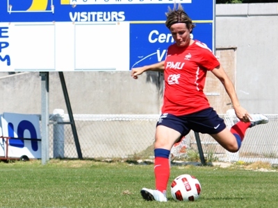 Sonia Bompastor ici lors du stage à St Jean de Monts (photo : S. Duret)