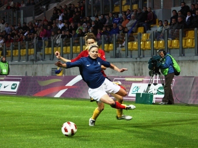 Laure Boulleau a effectué un bon retour sous le maillot bleue Laure Boulleau a effectué un bon retour sous le maillot bleue