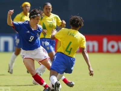 Marinette était présente à la Coupe du Monde en 2003, ici face au Brésil (photo archive)