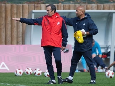 André Barthélémy avec Bruno Bini (photo : Eric Baledent)