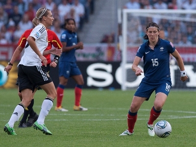 Bussaglia et les Bleues se sont ressaisies à la pause (photo : Eric Baledent)