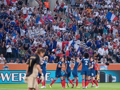 Les Tricolores ont fait douter les Allemandes (photo : Eric Baledent)