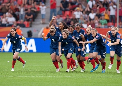 Les tirs au but ont souri aux Bleues (photo : Eric Baledent) Les tirs au but ont souri aux Bleues (photo : Eric Baledent)